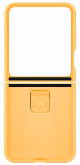 Samsung Silicone Case with Ring Z Flip 5, Apricot5