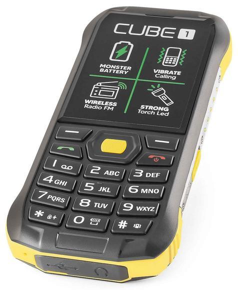 CUBE1 X200 odolný tlačítkový telefon - Yelow5