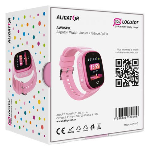 Aligator Watch Junior GPS Pink5