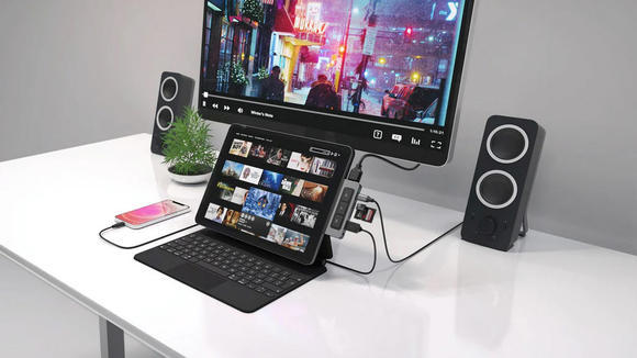 HyperDrive Media 6v1 USB-C Hub pro iPad Pro/Air5