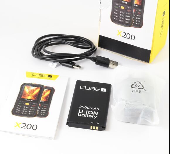 CUBE1 X200 odolný tlačítkový telefon - Yelow5