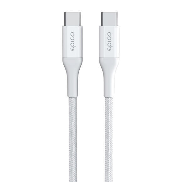Epico GaN 100W Nabíječka 2xUSB-C+USB-C kabel Bílá6