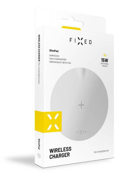 FIXED SlimPad Wireless Charge podložka 15W, White6