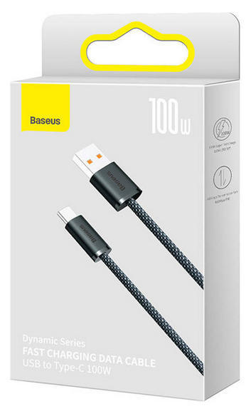 Baseus CALD000616 datový kabel USB-USB-C 100W 1m6