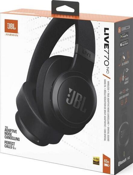 JBL Live 770NC bezdrátová stereo sluchátka, Black6