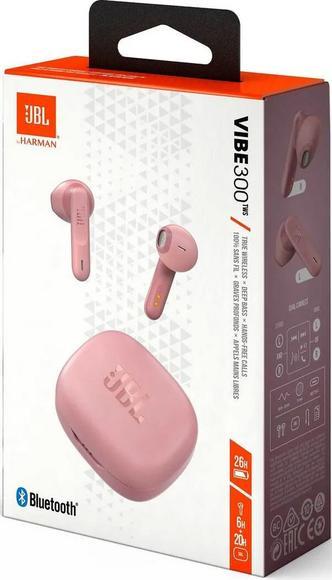 JBL Vibe 300TWS bezdrátová sluchátka, Rose6