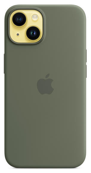 iPhone 14 Silicone Case MagSafe - Olive6