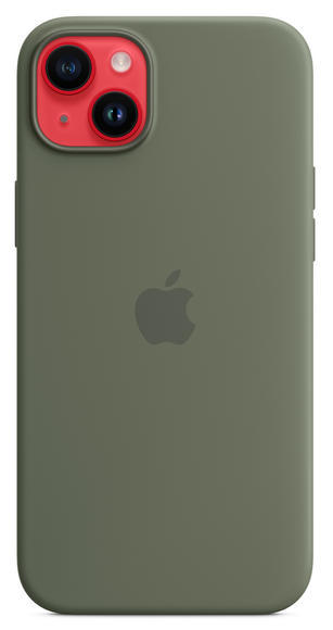 iPhone 14 Plus Silicone Case MagSafe - Olive6