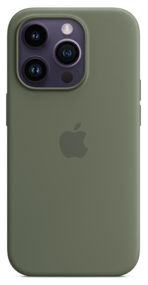 iPhone 14 Pro Silicone Case MagSafe - Olive6