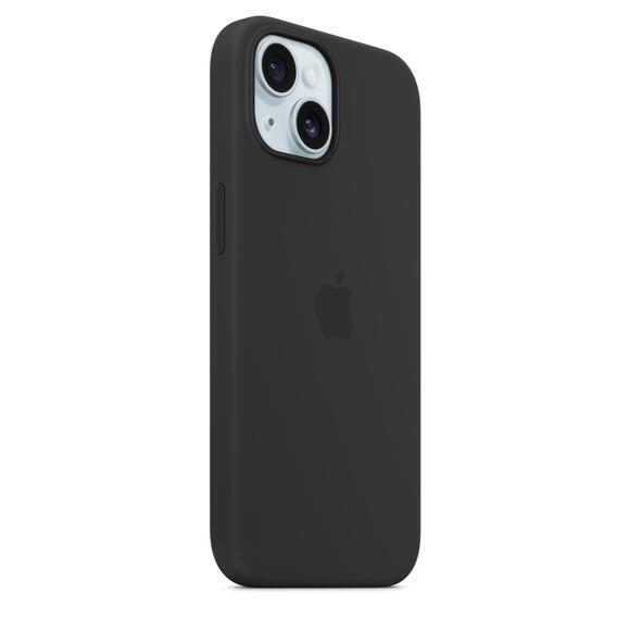 iPhone 15 Silicone Case MagSafe Black6