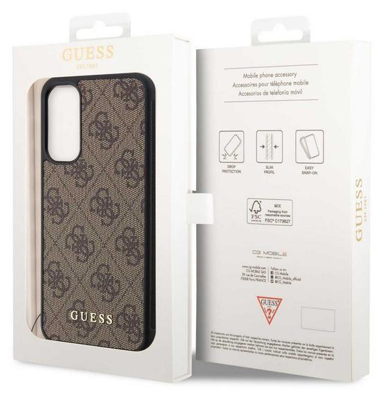 Guess Charms Hard Case 4G Samsung A34 5G, Brown6