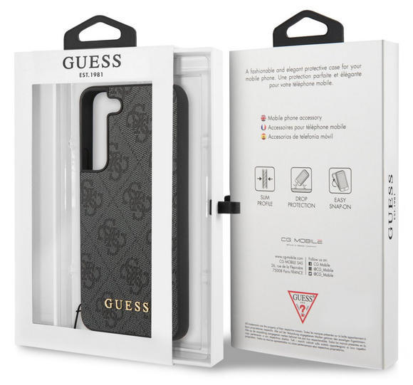 Guess Charms Hard Case 4G Samsung S23, Grey 6