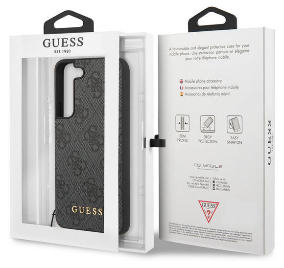 Guess Charms Hard Case 4G Samsung S23+, Grey6