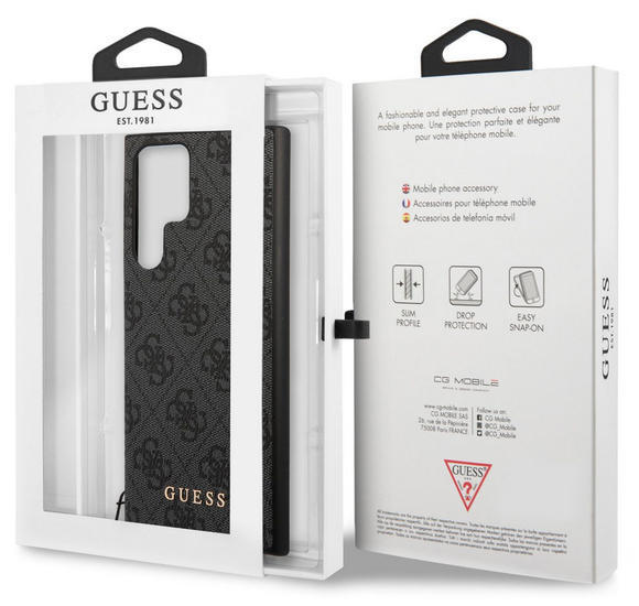 Guess Charms Hard Case 4G Samsung S23 Ultra, Grey6