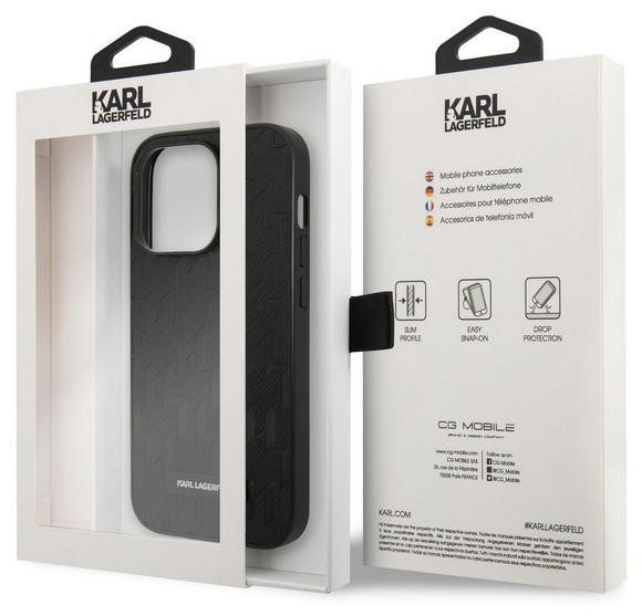 Karl Lagerfeld Saffiano Monogram Case iPhone 14 Pro Max6