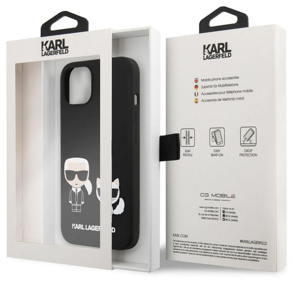 Karl Lagerfeld MagSafe L. Silicon iPhone 14, Black6