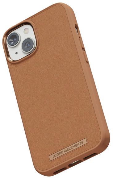 Njord Genuine Leather Case iPhone 13/14, Cognac6