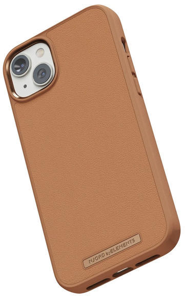 Njord Genuine Leather Case iPhone 14 Plus, Cognac6
