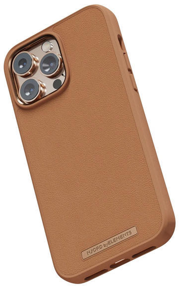 Njord Genuine Leather Case iPhone 14 Pro Max, Cognac6