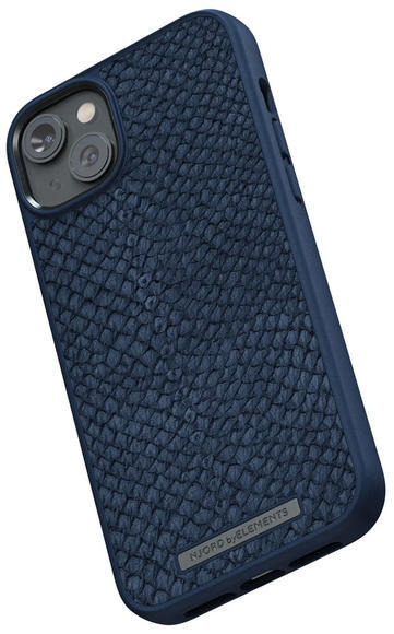 Njord Salmon Leather Case iPhone 14 Plus, Blue6