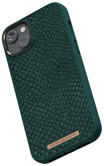 Njord Salmon Leather Case iPhone 14 Plus, Green6