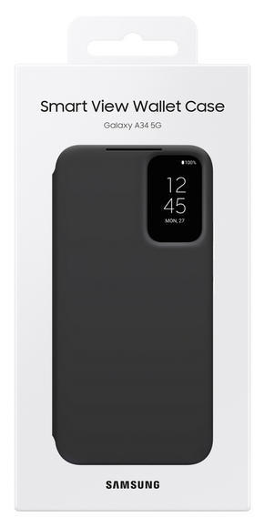 Samsung Smart View Wallet Case Galaxy A34 5G,Black6