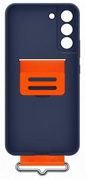 Samsung Silicone Cover with Strap S22+, Navy6