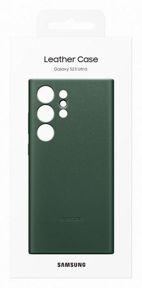 Samsung Leather Case Galaxy S23 Ultra, Green6