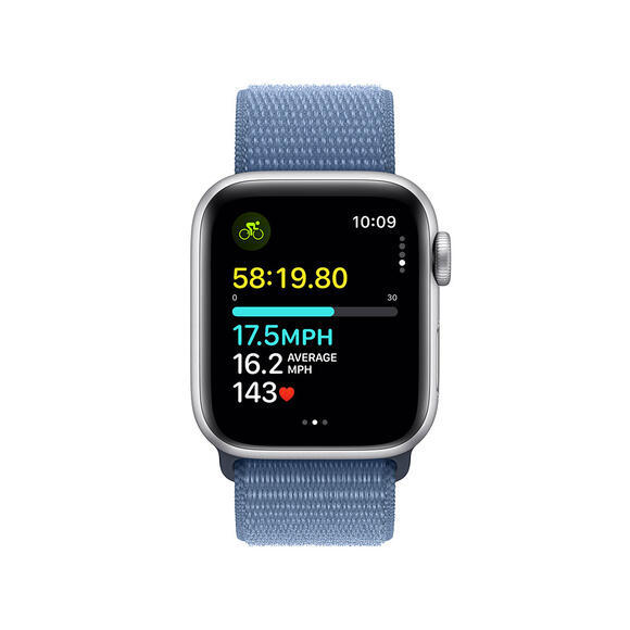 Apple Watch SE Cell 44mm Silver, Blue Sport Loop6