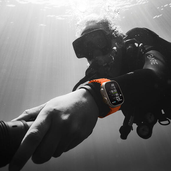 Apple Watch Ultra 2 Cell 49mm Titan, Orange Ocean6