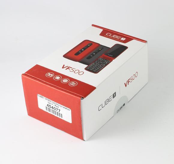 CUBE1 VF500 tlačítkový telefon typ V - Red6
