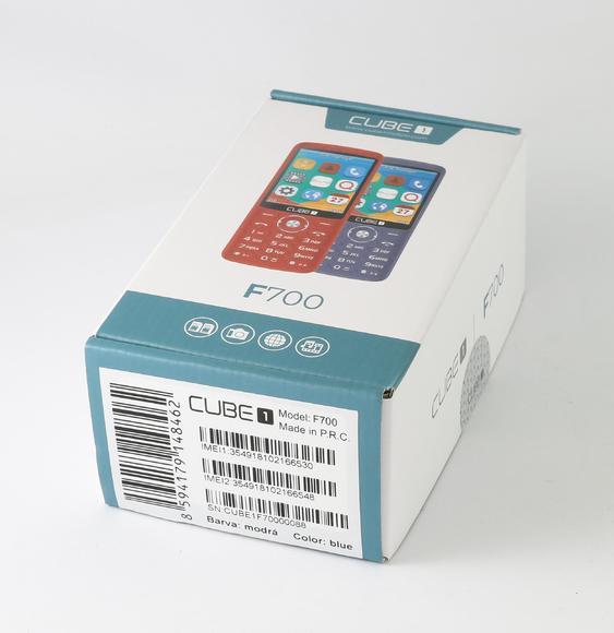 CUBE1 F700 elegantní tlačítkový telefon - Blue6
