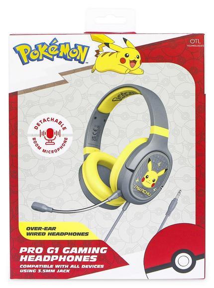 OTL Pokemon Pikachu PRO G1 dětská sluchátka 3,5mm7