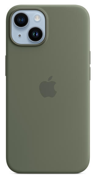 iPhone 14 Silicone Case MagSafe - Olive7