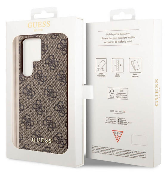Guess Charms Hard Case 4G Samsung S23 Ultra, Brown7