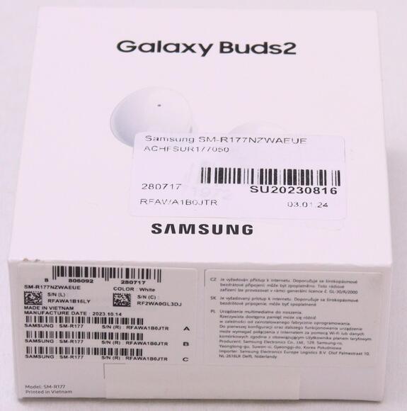 Samsung SM-R177NZWAEUE Galaxy Buds2, White7
