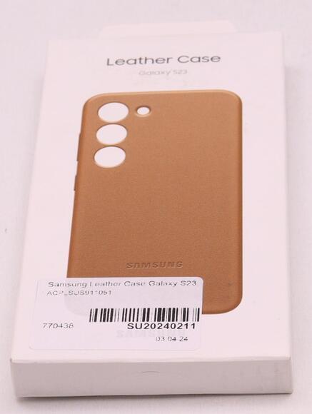 Samsung Leather Case Galaxy S23, Brown7