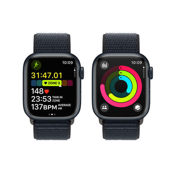 Apple Watch Series 9 41mm Midnight, Mid Sport Loop8