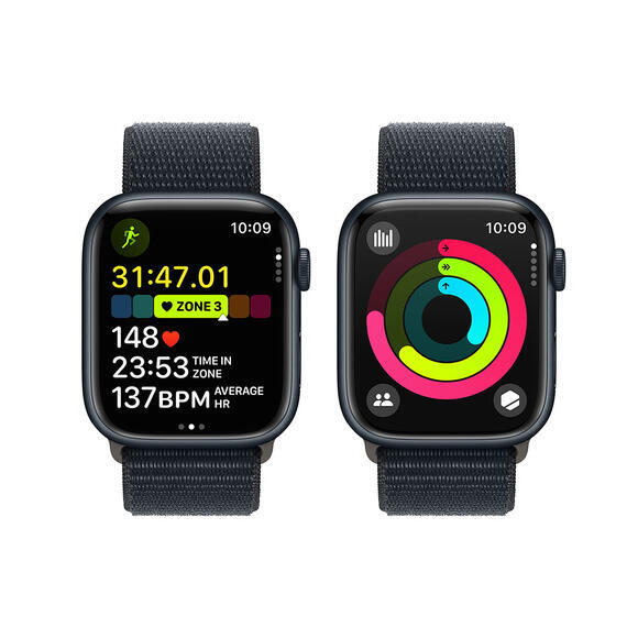 Apple Watch Series 9 45mm Midnight, Mid Sport Loop8